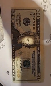 Misaligned $20 Pretty Good Condition - Picture 1 of 6