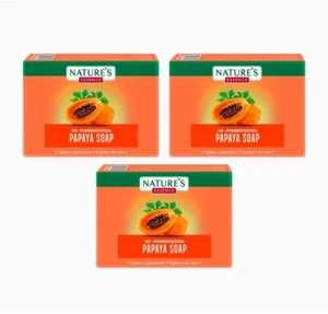 Nature's Essence De-pigmentation Papaya Soap - 75Gm. ( 3 pack ) - Picture 1 of 4