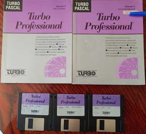 Turbo Professional - Libreria di funzioni per TURBO PASCAL - DOS - Vintage - 3½″ - Zdjęcie 1 z 17