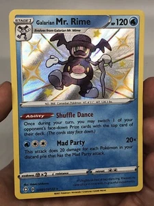 Galarian Mr. Rime - SV021/SV122 - Shiny Holo Rare Pokemon Shining Fates NM - Picture 1 of 7