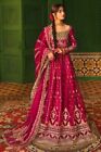 New Qalamkar Gulmina 3Pc Dress - Embroidered Silk And Net