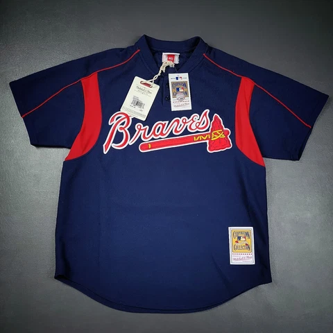 100% Authentic Greg Maddux 2003 Braves BP Jersey Size 44 L Mens Cover