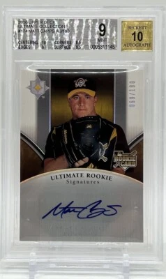 Matt Capps 2006 Upper Deck Ultimate Collection #174 /180 Mint BGS 9 Auto 10! - Image 1 of 4
