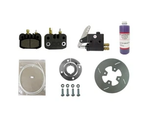 SISTEMA COMPLETO DE FRENO TRASERO RACING GO KART MCP 1.0" PINZA DE ROTOR DE CUBO MANGUERA FLUIDO - Imagen 1 de 1
