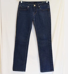 VIGOSS size 27 Jeans Low Rise Straight Leg Stretch Dark Wash Denim Pant Cut# V02 - Picture 1 of 14