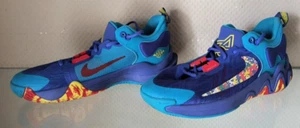 Nike Giannis Immortality 2 Kids Basketball Shoe Size 7Y Blue Purple DQ1943-400 - Picture 1 of 9