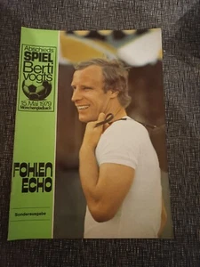 Fohlen Echo 1979 Borussia Mönchengladbach Berti Vogts Abschiedsspiel Nationalelf - Bild 1 von 1