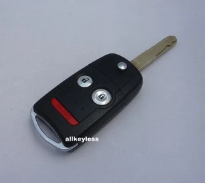 OEM ACURA RDX MDX keyless entry flip key remote w/ CUT KEY BLADE N5F0602A1A DR 2 - Picture 1 of 1