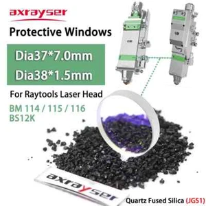 Protective Windows Original Dia37x7 / Dia38x1.5mm for Raytools Fiber Head Parts - Picture 1 of 6