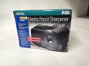 ROYAL P25 ELECTRIC PENCIL SHARPENER MODEL PCUA:69157K NEW IN BOX - Picture 1 of 5