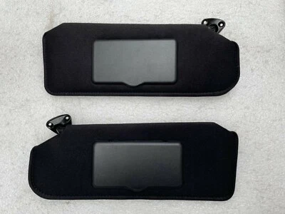 1993-02 SALE FIREBIRD EBONY / BLACK SUNVISOR PAIR MIRROR SHADEd sun Visors - Image 1 of 3