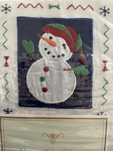 Spa Collection Snowman Shower Curtain 72 x 72 NEW - Picture 1 of 4
