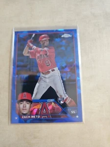 2023 Topps Chrome Sapphire Zach Neto Rookie #USCS116 - Picture 1 of 2