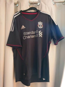 LIVERPOOL 2011/2012 AWAY FOOTBALL SHIRT ADIDAS JERSEY UK SIZE Large - Picture 1 of 13