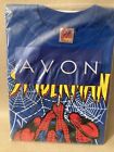 Spiderman Long Sleeve Shirt Childrens 12/14 NEW w/ Comic-Vintage Avon 2000