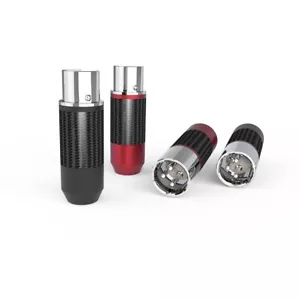 4PCS VIBORG Pure silver XLR Balance Plug Connector Male Female Audio MIC Cable - Picture 1 of 23