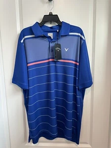 NWT CALLAWAY GOLF COOLING OPTI-DRI UPF15 POLO SHIRT MEN'S XL - Picture 1 of 3
