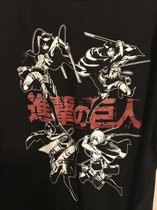 Attack On Titan Season 2 T-Shirt 4XL NEW /w TAGS Funimation - Picture 1 of 5