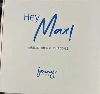 Jenny Craig Hey Max! Wireless Body Weight Scale New In Box - Image 1 of 2