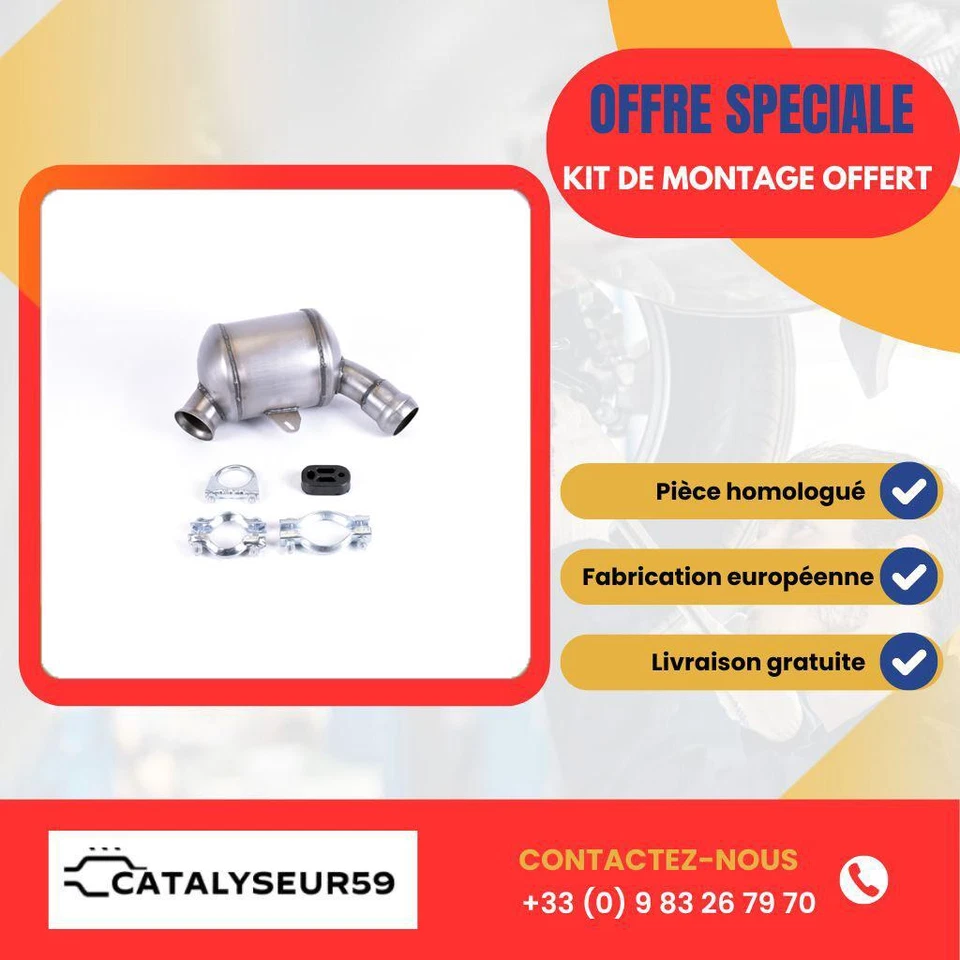 Catalyseur Mercedes-Benz CLK220 2.2 CDi 2148 cc Diesel de 07/01/2005 à 01/04/... - Photo 1/1