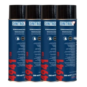 4 x Dinitrol 4941 Unterbodenschutz stark korrosiv 500 ml - Bild 1 von 2