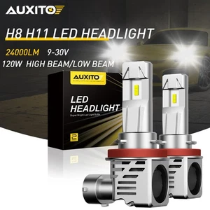 H11 ZES LED Headlight Conversion Kit Low Beam Bulbs 6000K Xenon White 12000LM M3 - Picture 1 of 12