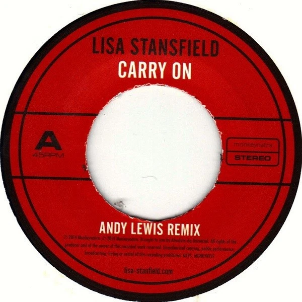 Lisa Stansfield - Carry On (7") (Very Good Plus (VG+)) - 3920299825 - Image 1 of 1