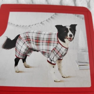 Wondershop Plaid Fleece Christmas Winter Dog Pajamas NWT - Picture 1 of 4
