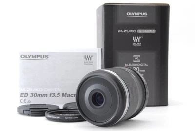 [TOP MINT in Box] OLYMPUS M.Zuiko Digital ED 30mm F/3.5 Macro Lens From JAPAN - Image 1 of 4