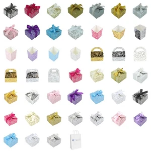 Cajas de regalo para bodas Baby Shower decoración fiesta caramelo cinta palomitas de maíz - Imagen 1 de 10