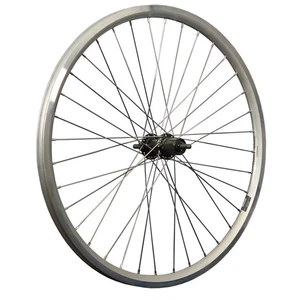 26 Zoll Hinterrad X-Plorer Hohlkammer Felge Shimano NN-300 7-11 fach silber - Bild 1 von 9