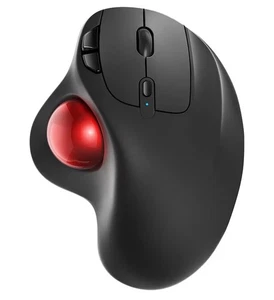 Nulea M501 Wireless Trackball Mouse Rechargeable Ergonomic Easy Thumb Control - Picture 1 of 6