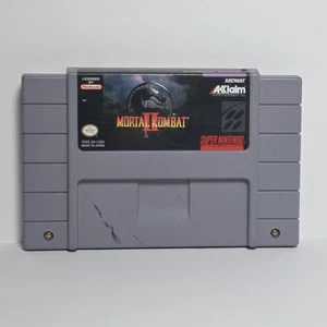 Mortal Kombat II 2 (Nintendo SNES, 1994) solo carrello cartuccia - testato - spedizione veloce - Foto 1 di 5