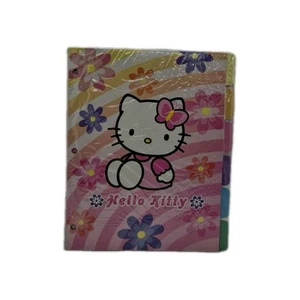 NEW VINTAGE Sanrio Hello Kitty Floral 6 Piece Divider Set (2000, Made In Korea) - Picture 1 of 3