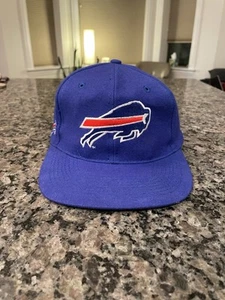 Vintage Buffalo Bills Blockhead Snapback Hat American Needle 100% Wool - Picture 1 of 10