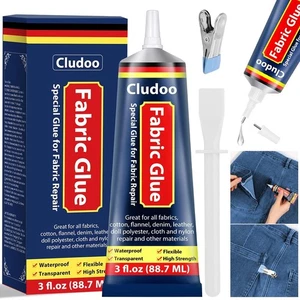 Pegamento para tela permanente, transparent, lavable reparación de cuero, 88 ml - Bild 1 von 7