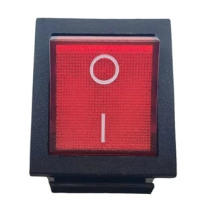 Red Panel 6Pin Rocker Switch 16A 125V Double Pole 250V 220V for RK1-01 - Picture 1 of 6
