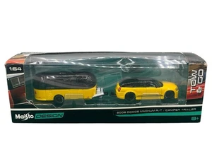Maisto Design 1:64 2006 Dodge Magnum R/T Camper Trailer Tow and Go New NIB - Picture 1 of 6