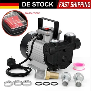 550W 230V Selbstansaugend Dieselpumpe Heizölpumpe Kraftstoffpumpe 60L/Min - Bild 1 von 14