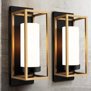 ALVIME Outdoor Wall Lights Fixture, Exterior Wall Lanterns, Waterproof&All-We... - Picture 1 of 5