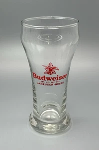 Budweiser Beer Sham Glass / Vtg Tavern Advertising / Man Cave Barware Decor Gift - Picture 1 of 10