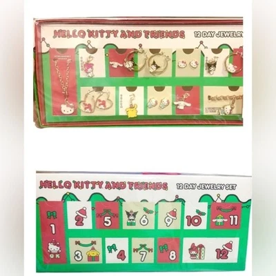 Hello kitty & friends 12 days of Christmas advent calendar jewelry set brand new - Image 1 of 4