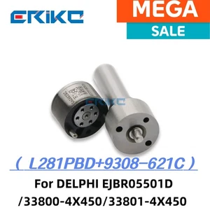 Nozzle L281PBD Valve 9308-621C Kit 7135-623 for Hyundai KIA Injector EJBR05501D - Picture 1 of 6