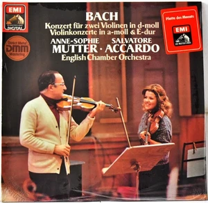 EMI DIGITAL DMM GERM BACH "Violin Cto" Anne-Sophie MUTTER-ACCARDO PROMO COPY SS - Imagen 1 de 2
