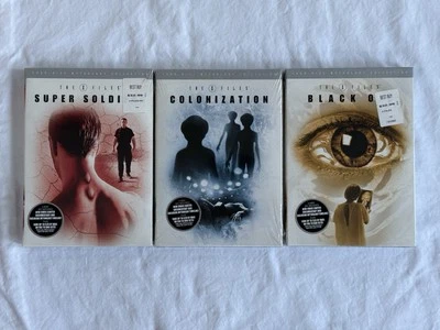 The X-Files Mythology: Super Soldier, Black Oil & Colonization DVD SET SEALED Foto 1 de 4