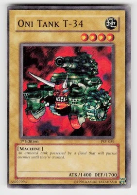 Pharaoh's Servant #PSV-059 Oni Tank T-34 1st Edition - Image 1 of 2