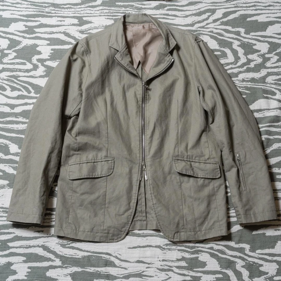 SOPHNET Cotton Linen Jacket Made in Japan Riri Zippers M - Image 1 of 4