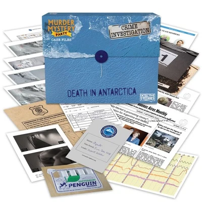 University Games Murder Mystery Party Case Files Death In Antarctica - Image 1 of 4