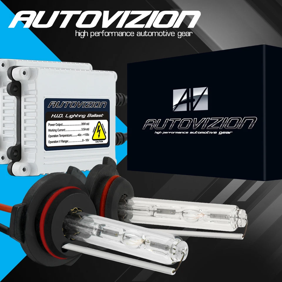 12000K Purple 9007 12V 35W High Low Beam Slim Xenon HID Conversion Kit 1 Set - Image 1 of 4