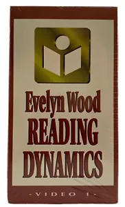 Evelyn Wood Reading Dynamics 3 Video Set (Brand New) Dave Kuenstle - Picture 1 of 7